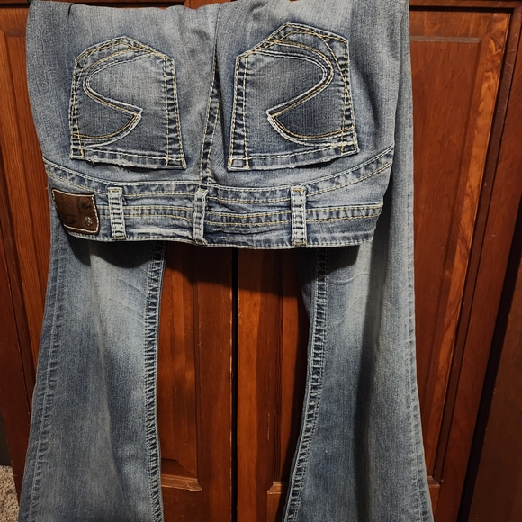 Silver Jeans Classic Blue Boot Cut Denim - Picture 1 of 4